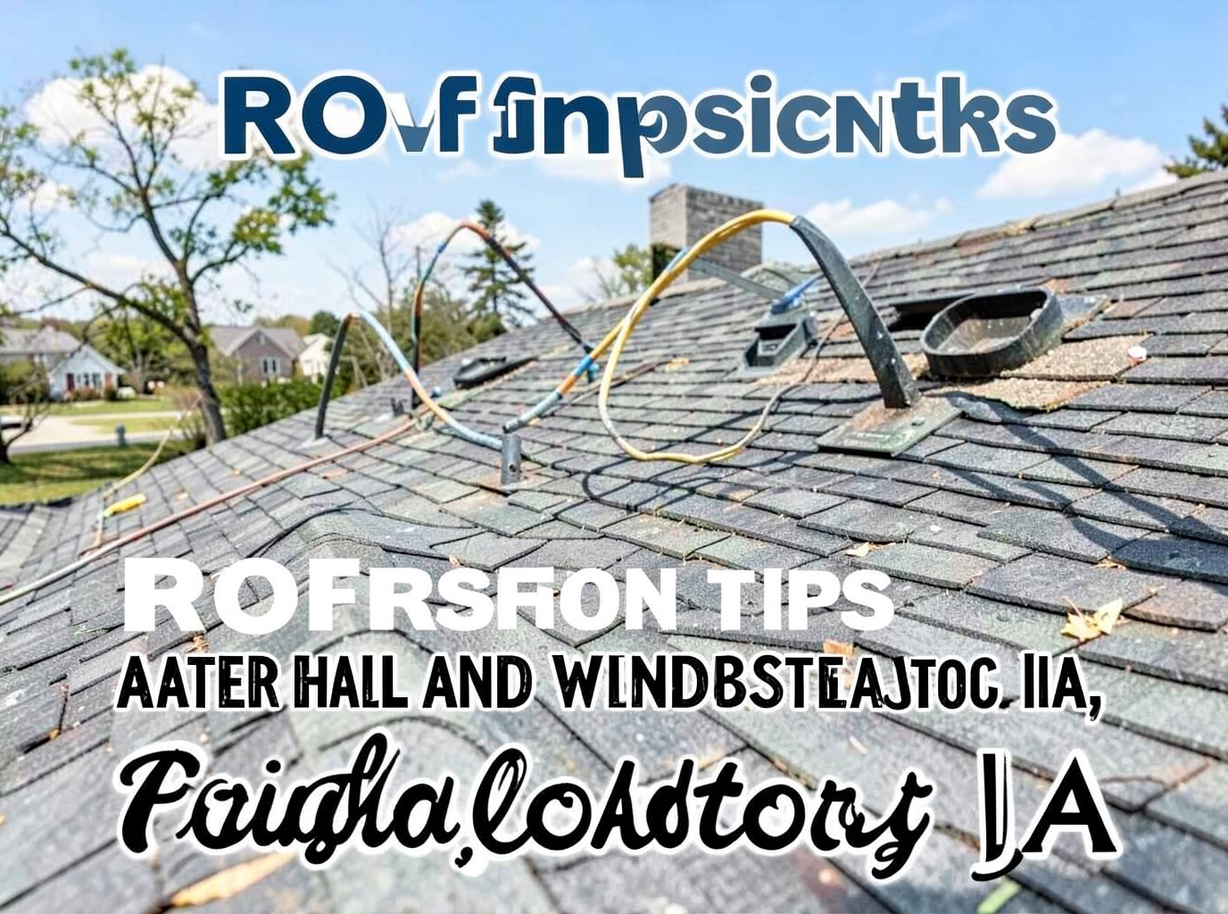 Roof Inspection Tips After Hail and Windstorms in Waterloo, IA